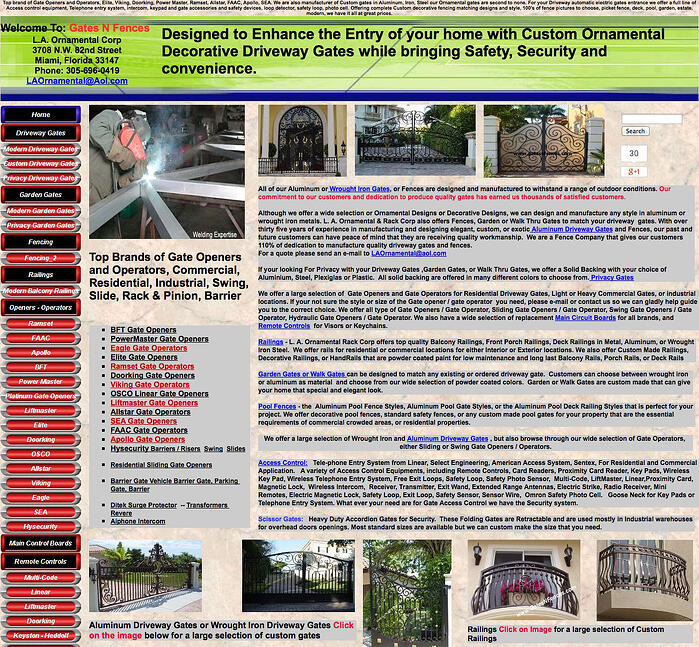 GatesnFences - Bad Use of White Space on Websites
